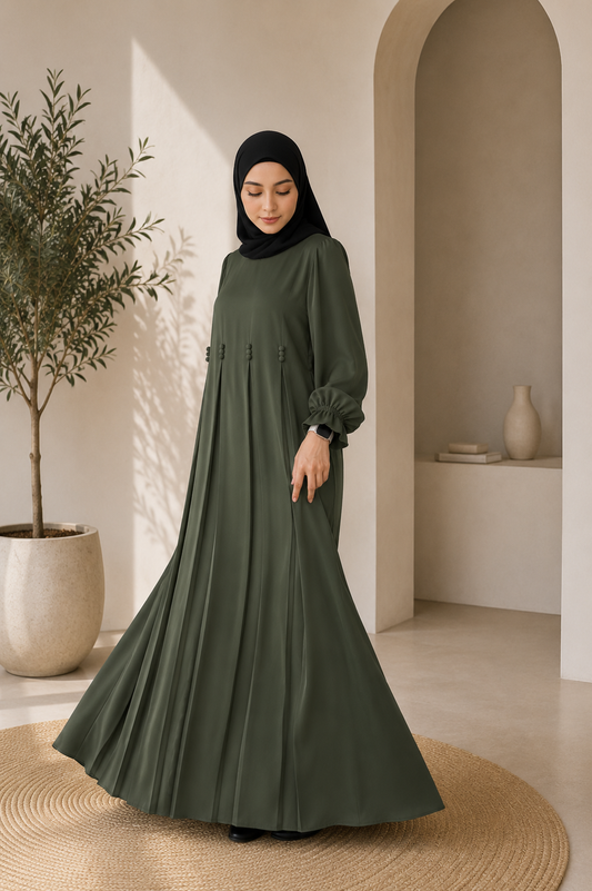 Abaya Prestige vert